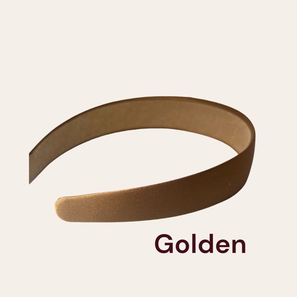 NWT Wool + Pepper Co. Solid Colored Shiny Satin Headband - Picture 5 of 7